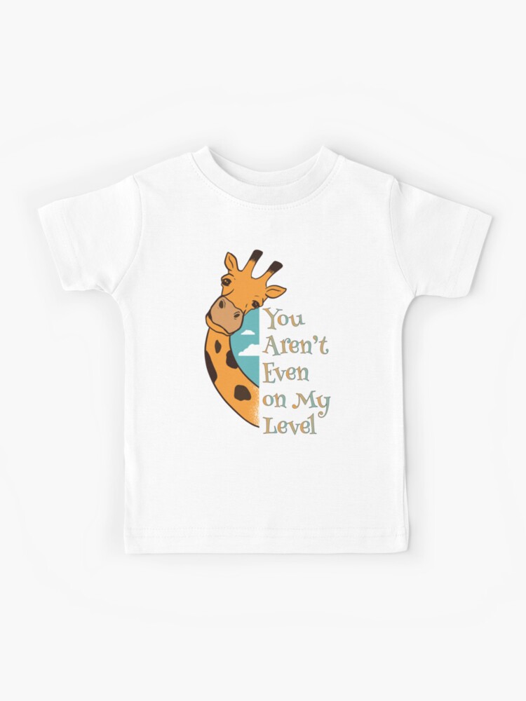You Aren't Even On My Level - Funny Giraffe Gift' Men's T-Shirt