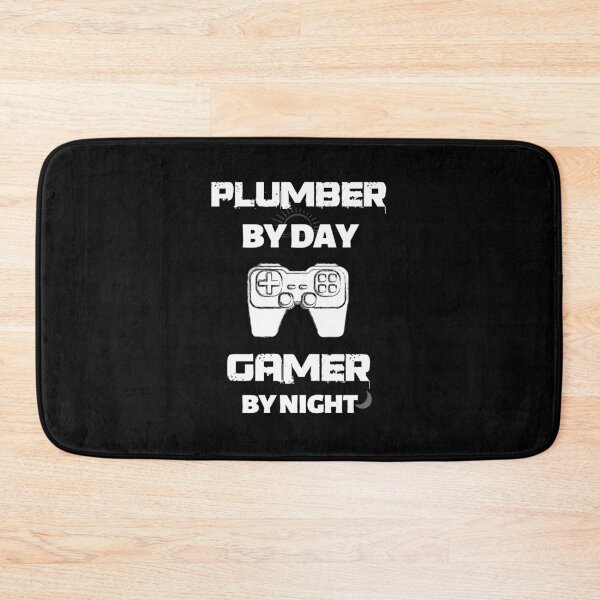 Item preview,  Plumber by day Gamer by night designed and sold by EclairVanilla.