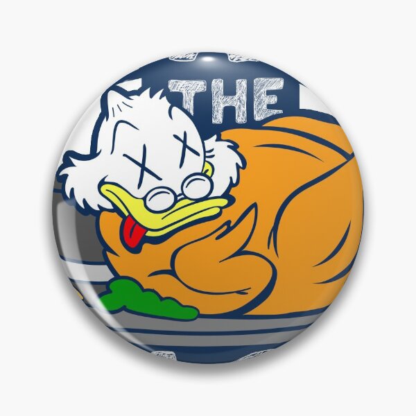 Item preview, EAT THE RICH DUCK sticker by TaizTeez designed and sold by Taiz Teez.