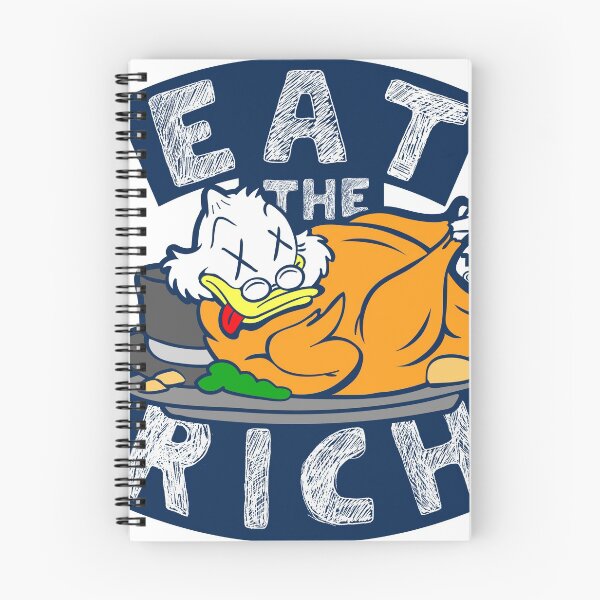 Item preview, EAT THE RICH DUCK sticker by TaizTeez designed and sold by Taiz Teez.