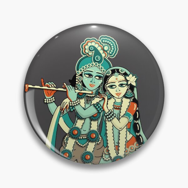 Item preview, Radha Krishna - grey designed and sold by GundicaArt.