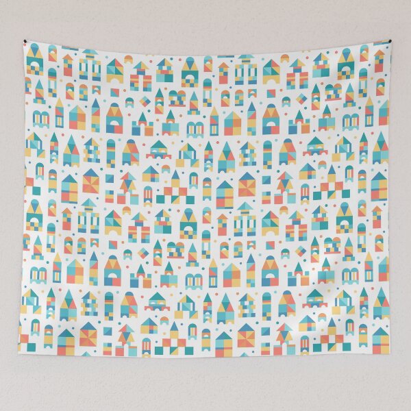 Item preview, Colorful kids cubes pattern designed and sold by Capictures.