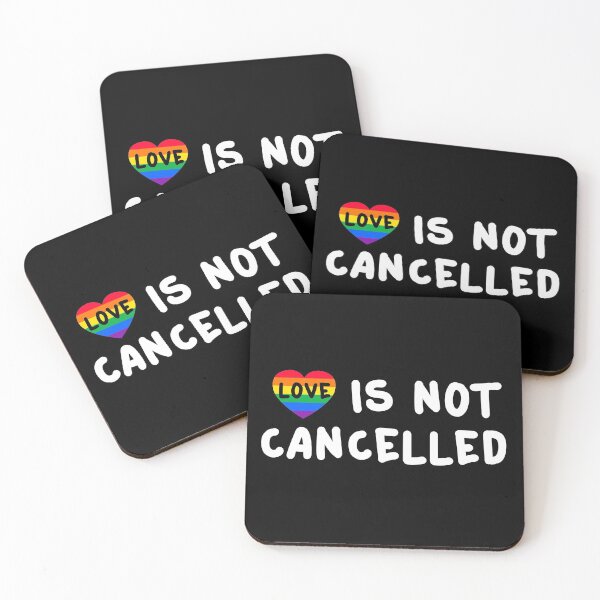 Item preview, Love Is Not Cancelled LGBTQIA+ Community designed and sold by MagicBoutique.