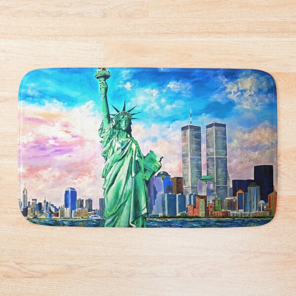 Item preview, NYC, WTC, Twin Towers, Statue of Liberty designed and sold by galina-art.