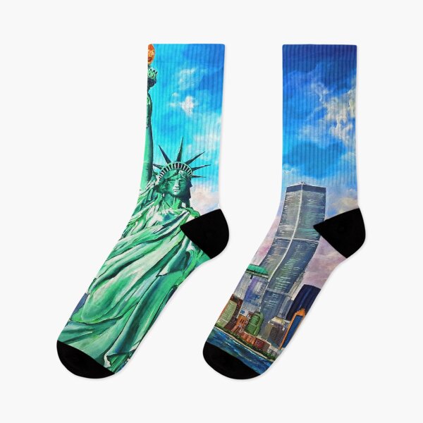 Item preview, NYC, WTC, Twin Towers, Statue of Liberty designed and sold by galina-art.