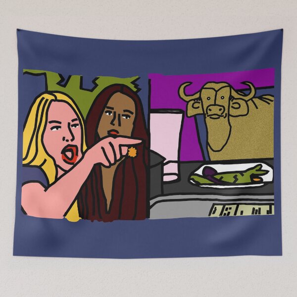 Item preview, Woman Yelling at Cat Memes Gold Ox designed and sold by ellenhenry.