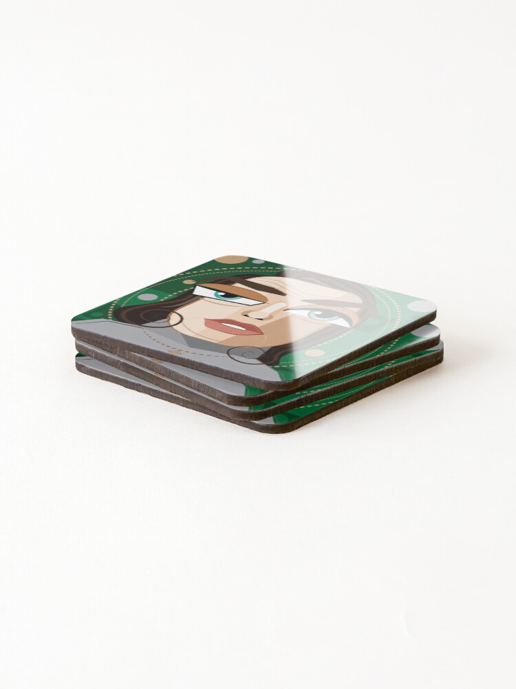 Thumbnail 4 of 5, Coasters (Set of 4), misery! designed and sold by Raul-Raziel.