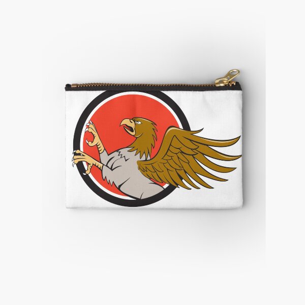 Item preview, Hippogriff Prancing Side Circle Cartoon designed and sold by patrimonio.