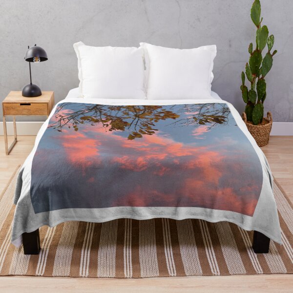 Item preview, Fall Leaves & Pink Clouds Sunrise designed and sold by yumiso.