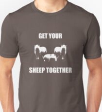 Bring deine Schafe zusammen Slim Fit T-Shirt