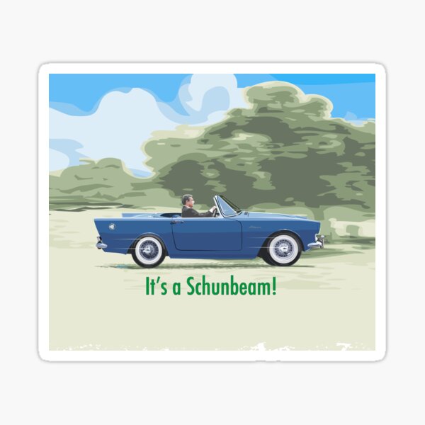 It's a Schunbeam! The 1962 Sunbeam Alpine Sticker