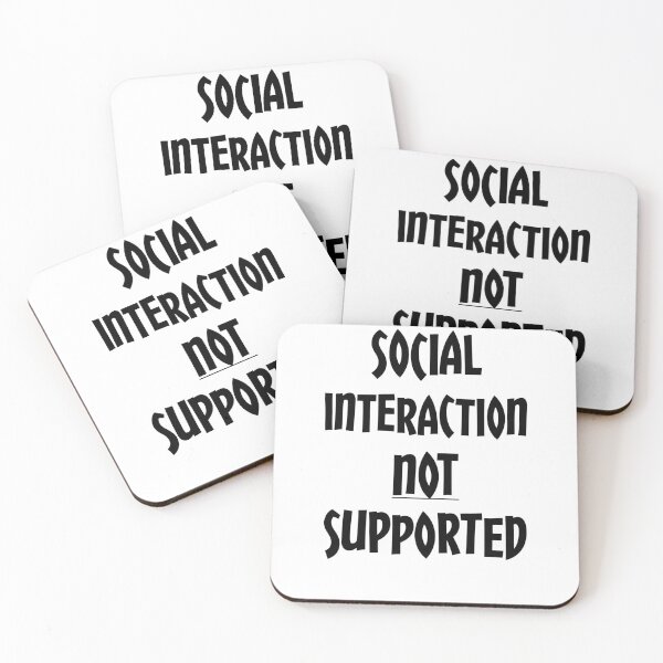 Item preview, Social interaction not supported designed and sold by Misschemical.