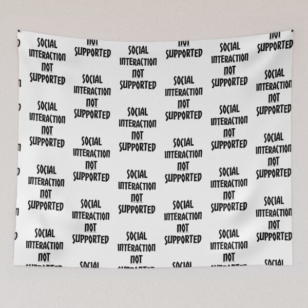 Item preview, Social interaction not supported designed and sold by Misschemical.