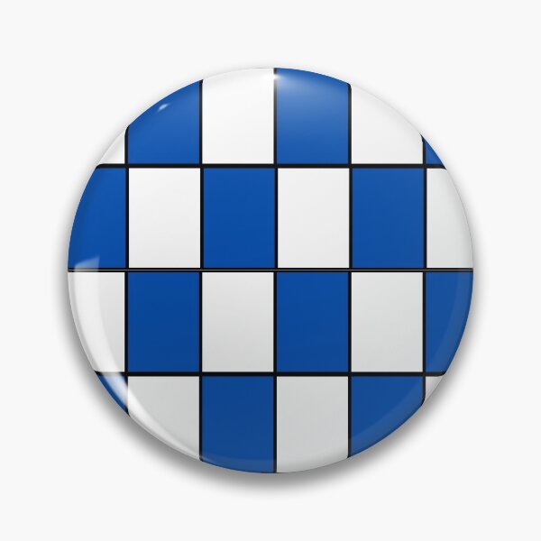 Item preview, Life Is Full Of Important Choices Chess Pattern ( Blue and White ) designed and sold by salmannoor.