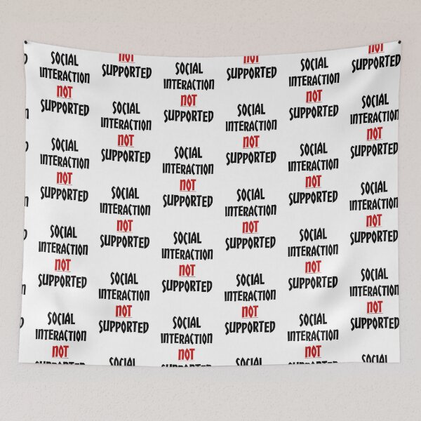 Item preview, Social interaction not supported designed and sold by Misschemical.