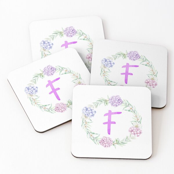 Item preview, Purple Floral F designed and sold by JustGift.