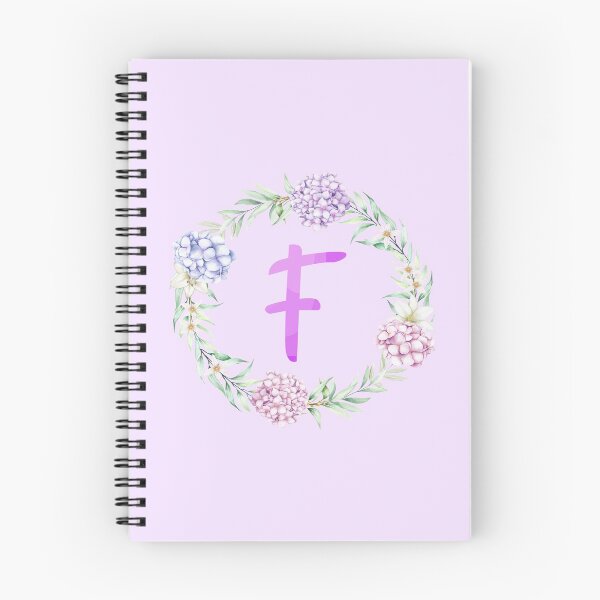Item preview, Purple Floral F designed and sold by JustGift.