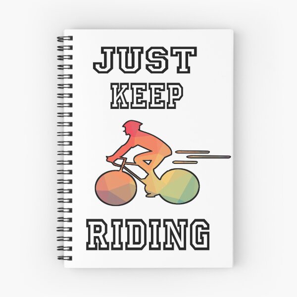 Artikelvorschau, Halten Sie einfach Biking Biking Zitat entworfen und verkauft von EgleG.