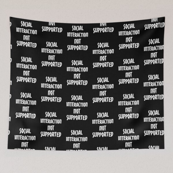 Item preview, Social interaction not supported designed and sold by Misschemical.