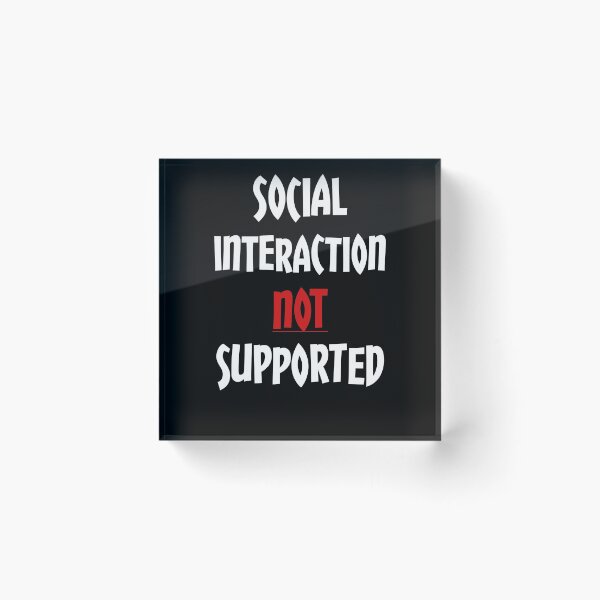 Item preview, Social interaction not supported designed and sold by Misschemical.