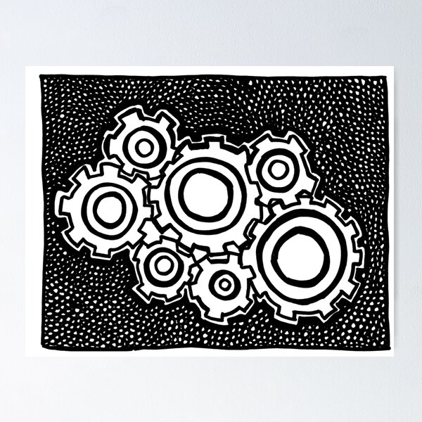 Item preview, Gears of the Multiverse designed and sold by ParaPrints.