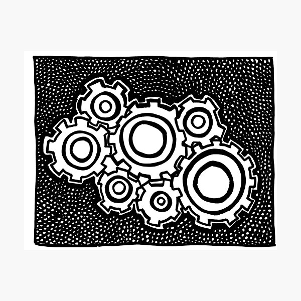 Artikelvorschau, Getriebe des Multiversums entworfen und verkauft von ParaPrints.