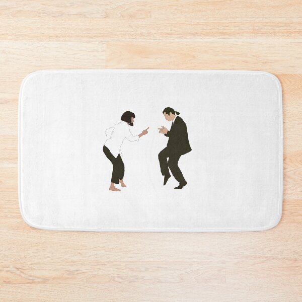 Aperçu de l'œuvre scène de danse pulp fiction créée et vendue par p0pstickers.