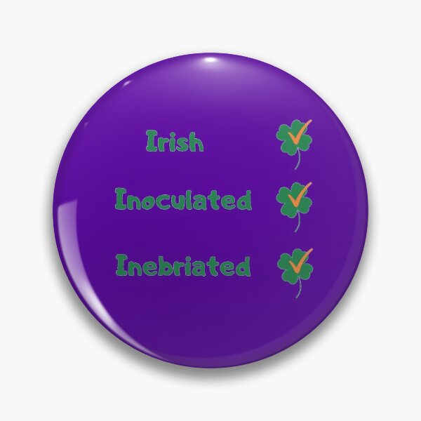 Item preview, St Patricks Day Vaccine, St Patricks Day Vaccination, Irish, 2021, Inoculated, Inebriated designed and sold by HomeConscious.