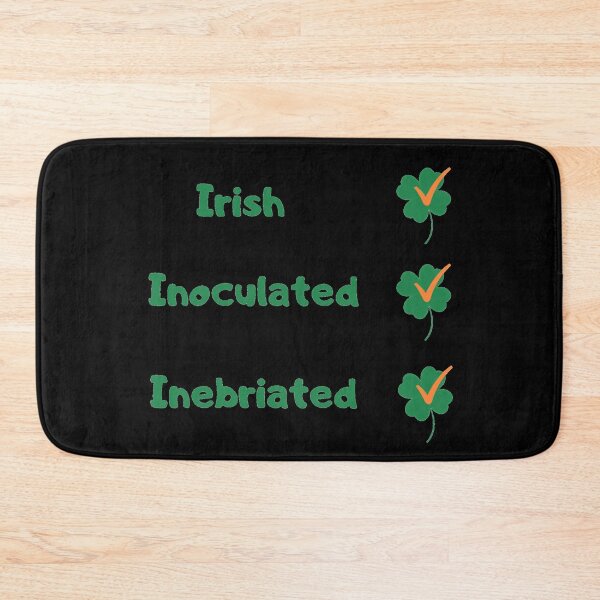 Item preview, St Patricks Day Vaccine, St Patricks Day Vaccination, Irish, 2021, Inoculated, Inebriated designed and sold by HomeConscious.