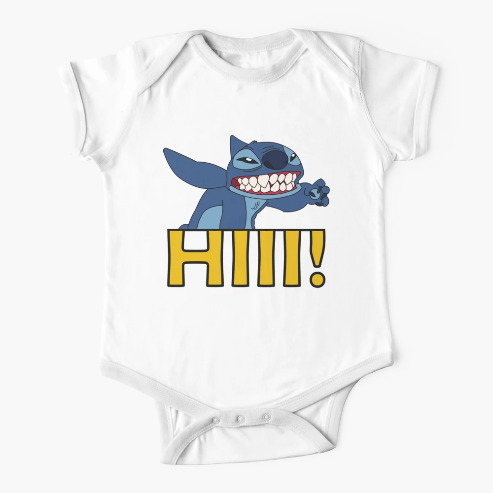 Stitch Meme - Hiii ! Baby One-Piece for Sale by TheRedPrincess