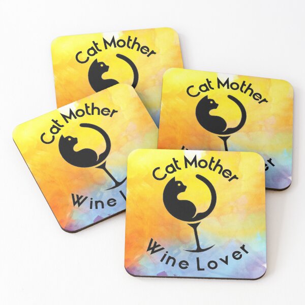 Item preview, Cat Mother Wine Lover designed and sold by MandalaAndMore.