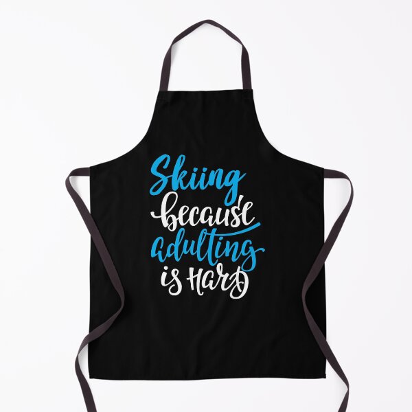 Item preview, Skiing Because Adulting Is Hard designed and sold by ProjectX23.
