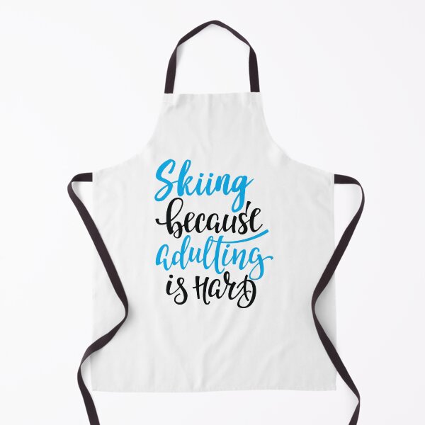 Item preview, Skiing Because Adulting Is Hard designed and sold by ProjectX23.