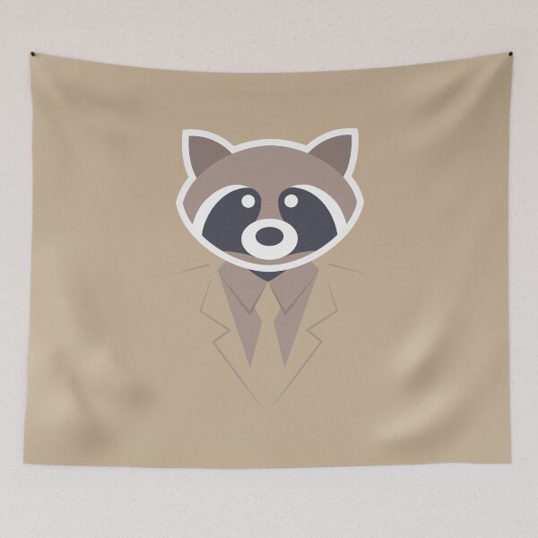 Item preview, MAPACHE DIVERTIDO CON TRAJE, MAPACHE LINDO CON CORBATA designed and sold by TheFirstOne.