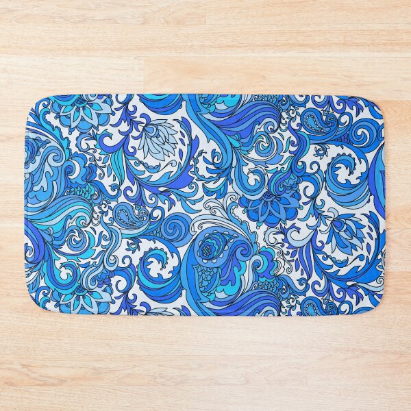 Item preview, Lovely Beautiful Blue Colored Pattern designed and sold by SwePattern.