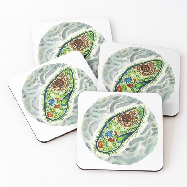 Item preview, Paramecium Under Microscope - Watercolor designed and sold by VivtheFish.