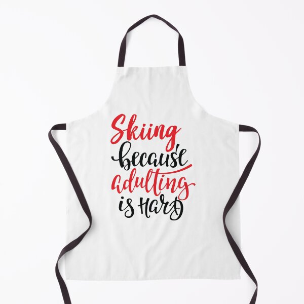 Item preview, Skiing Because Adulting Is Hard designed and sold by ProjectX23.