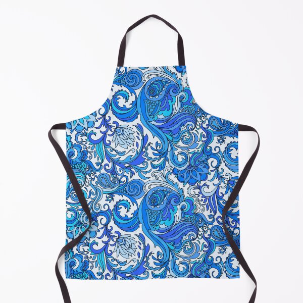 Item preview, Lovely Beautiful Blue Colored Pattern designed and sold by SwePattern.