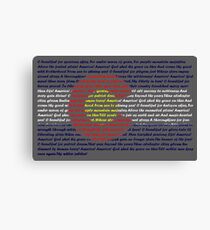 America the Beautiful Canvas Print