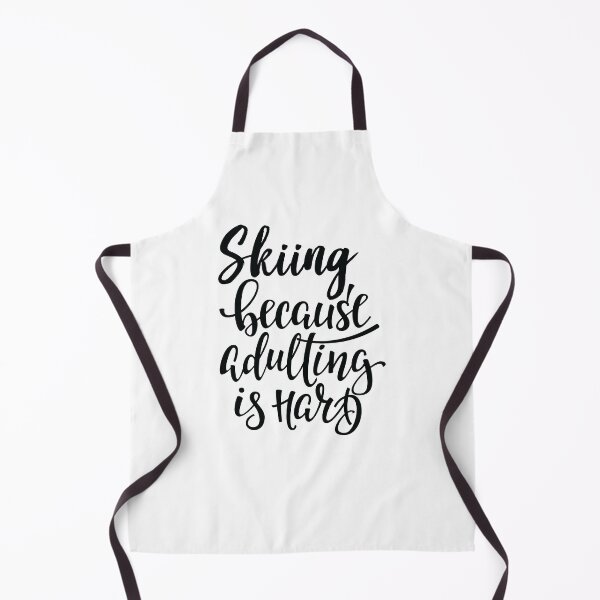 Item preview, Skiing Because Adulting Is Hard designed and sold by ProjectX23.