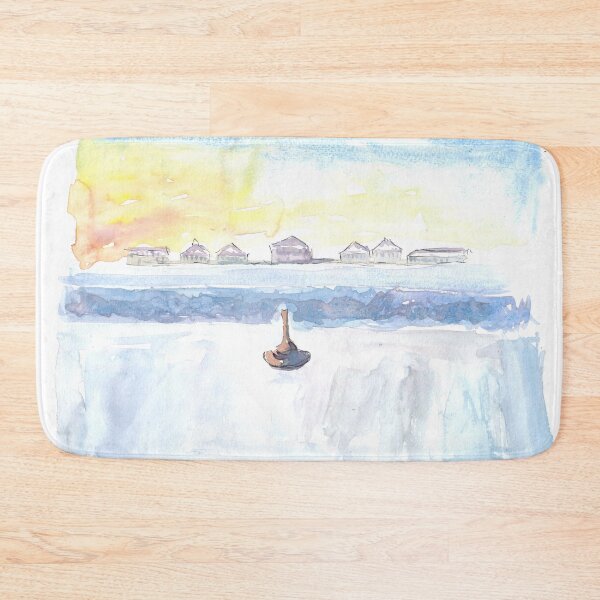 Item preview, Winter in Nymphenburg with Frozen Canal and icestock designed and sold by artshop77.
