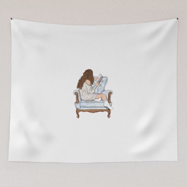 Item preview, Cozy girl reading designed and sold by babygcreative.