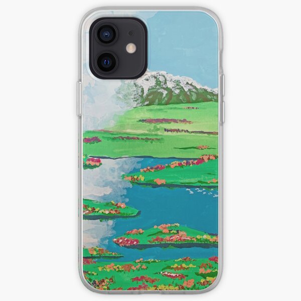 Howls Moving Castle Field Scene iPhone Soft Case