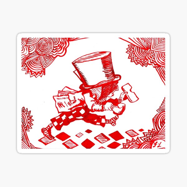 Item preview, The Mad Hatter Steps Down designed and sold by Fiona  Lohrbaecher.