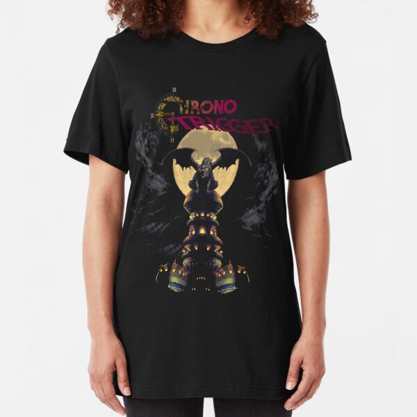 Chrono Trigger (SNES) Magus's Tower Slim Fit T-Shirt