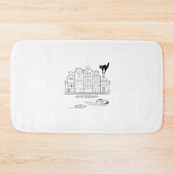Item preview, Amsterdam Skyline Cat designed and sold by osjapego.
