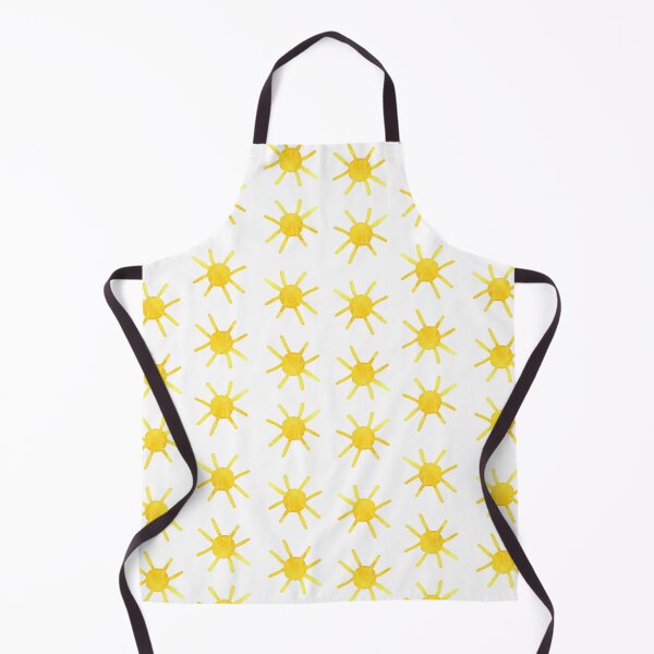 Item preview, Sunshine - Yellow & White Watercolor Illustration Pattern designed and sold by Gardenia Watercolors.