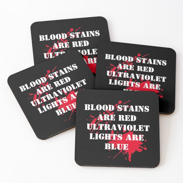 Item preview, blood stains are red ultraviolet lights are blue designed and sold by Abdelhakim-ben.