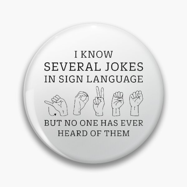 Item preview, Sign Language Jokes designed and sold by cherrific.