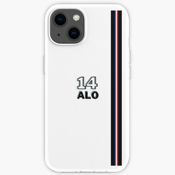 Fernando Alonso Alpine F1 Team 14 Diseño Funda blanda para iPhone